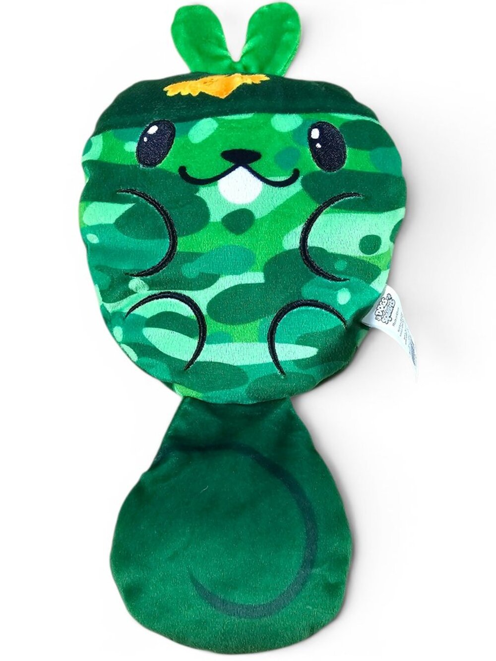 Cepia Dogs Vs Squirls Chonks Sniper Squirrel Beanbag Plush Toy Green Camo 9"